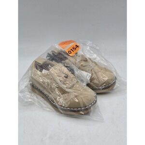 NEW Modern Moments by Gerber Unisex-Child Oxfords - Light Brown - Size 7 Kids